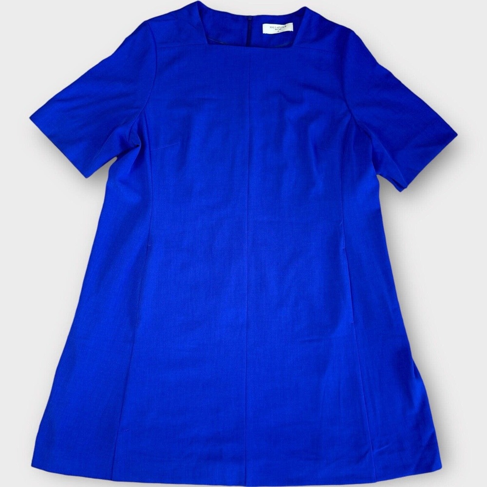 MM LaFleur Blue Shift Dress Size +3